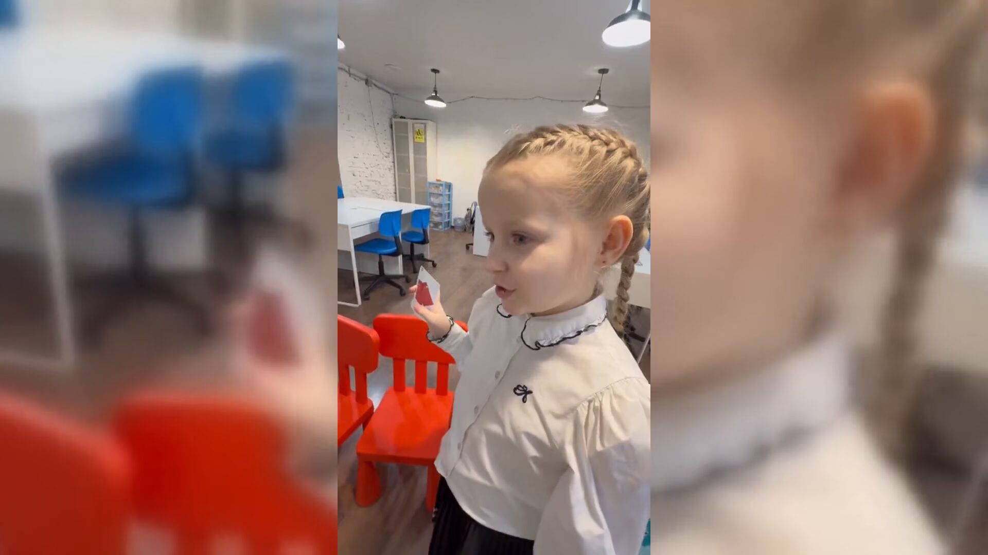 Дети на уроке английского языка в школе Speak & Smile, Норильск
